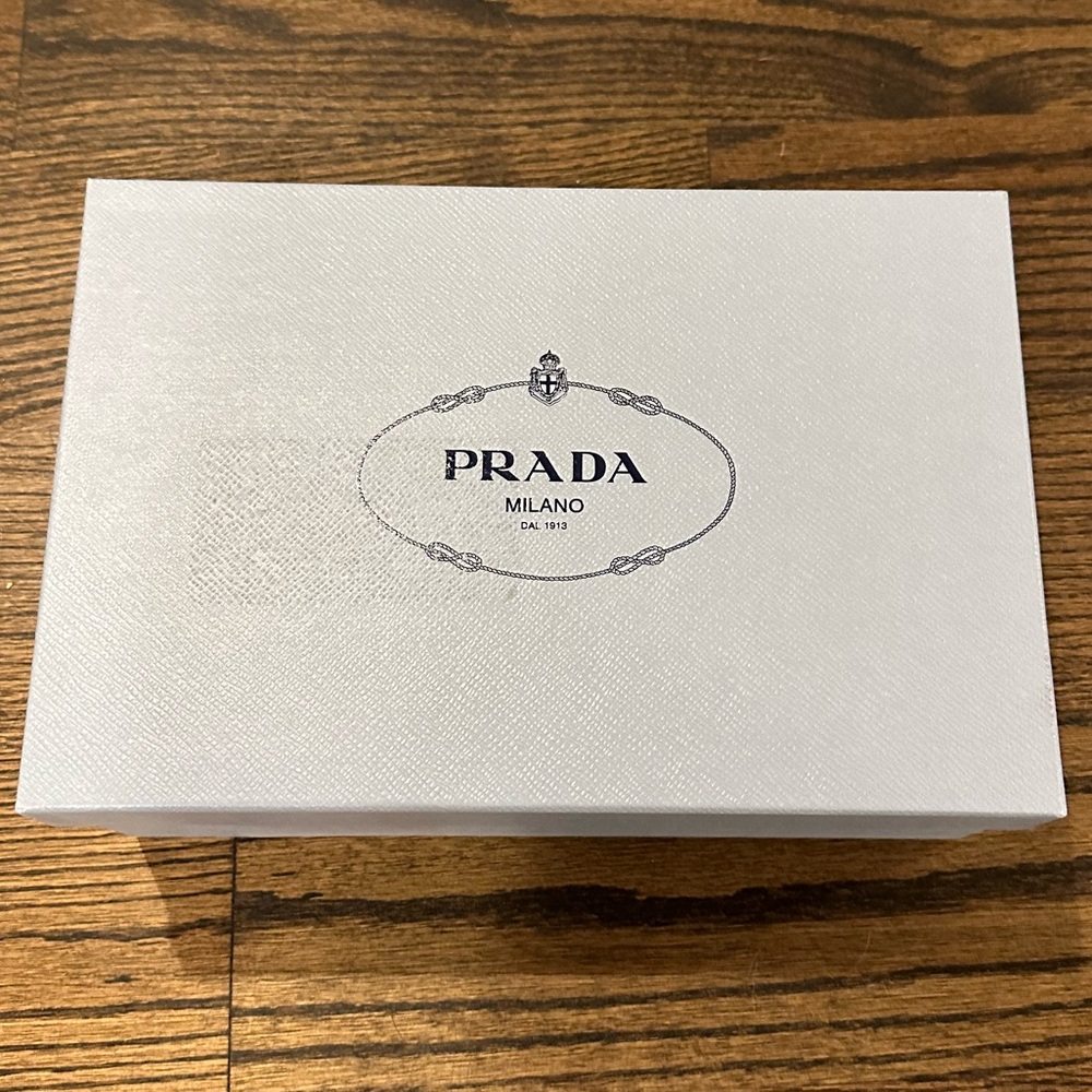 Empty Prada shoe box